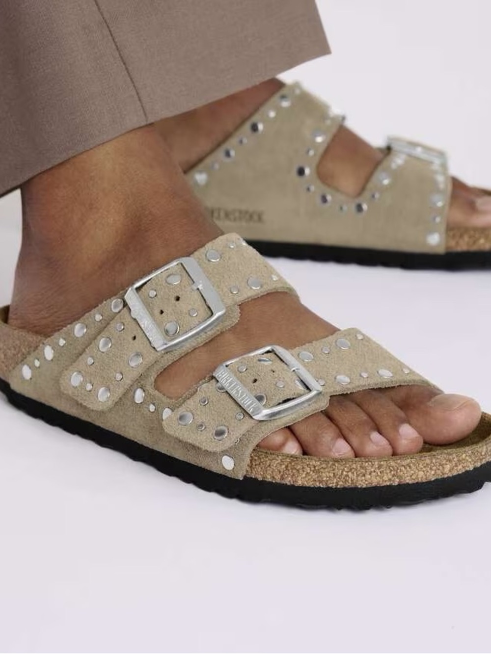Birkenstock Arizona Rivets suede Sandal